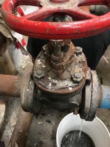 Valve rouillé ( Réparation et maintenance du chauffage à eau chaude à Québec ) - Plomberie Jeff Gagne à québec