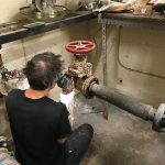 sciage de valve défectueuse ( Réparation et maintenance du chauffage à eau chaude à Québec ) - Plomberie Jeff Gagne à québec