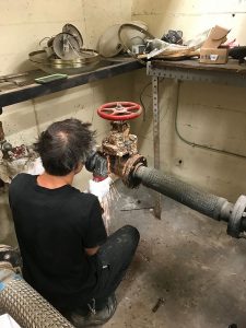sciage de valve défectueuse ( Réparation et maintenance du chauffage à eau chaude à Québec ) - Plomberie Jeff Gagne à québec